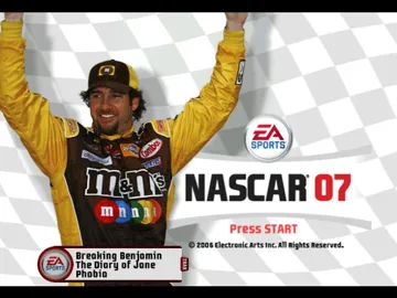 NASCAR 07 (USA) screen shot title